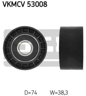 Ролик натяжителя ремня 74x38 VO/RVI